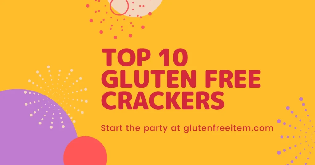 gluten free crackers